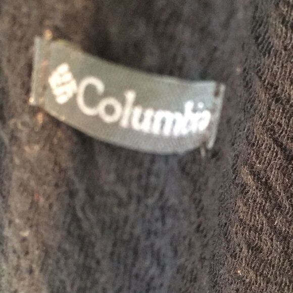 Columbia Dress Winter Dream Reversible black grey trim/grey blk trim sleeve L - Picture 8 of 16